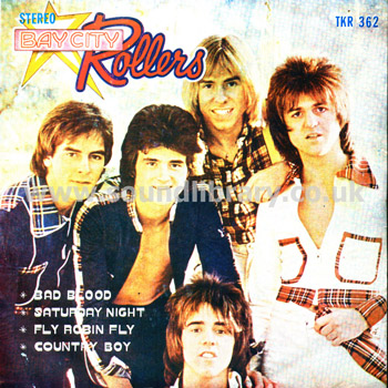 Bay City Rollers Glen Campbell Neil Sedaka Thailand  7" EP Royalsound TKR 362 Front Sleeve Image
