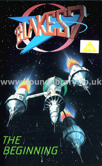 Blakes 7 The Beginning Terry Nation Betamax Video BBC Video BBCB 2000 Front Inlay Sleeve