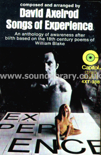 David Axelrod Songs Of Experience USA Issue Stereo MC Capitol 4XT-338 Front Inlay Card
