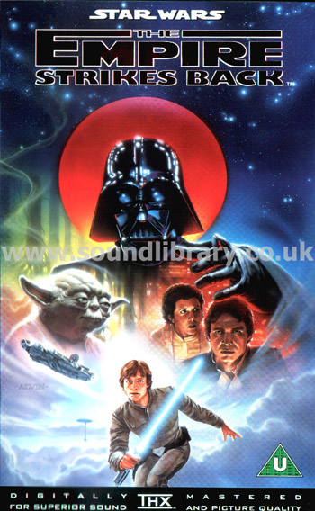 The Empire Strikes Back Mark Hamill VHS PAL Sell Thru Video Front Inlay Sleeve