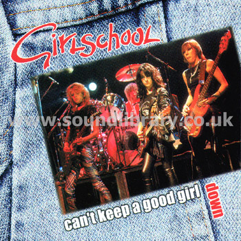 Girlschool Can't Keep A Good Girl Down UK Issue CD Delta 47 005 Front Inlay Image