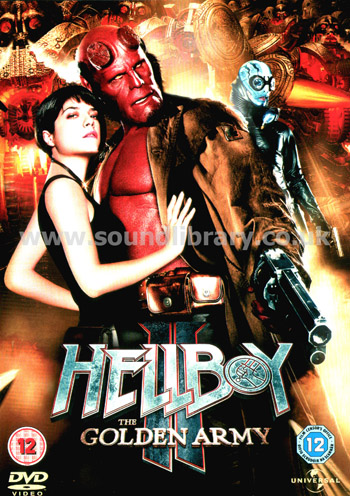 Hellboy II The Golden Army Ron Perlman Region 2 DVD Universal 826 067 7 Front Inlay Sleeve