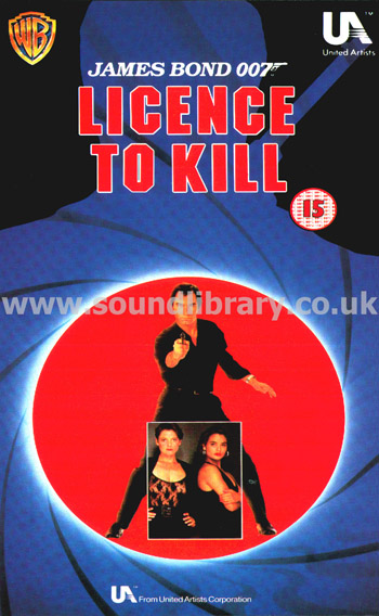 Licence To Kill Timothy Dalton VHS PAL Video Warner Home Video PES 35137 Front Inlay Sleeve