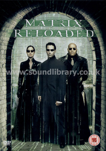 Matrix Reloaded Keanu Reeves Region 2 PAL 2DVD Warner Home Video 28648 Front Inlay Sleeve