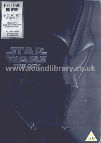 Star War Trilogy Mark Hamill Region 2 PAL 4DVD Front Box Image