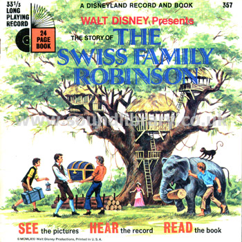 Lois Lane The Swiss Family Robinson USA Issue G/F Sleeve 7" EP Disneyland 357 Front Sleeve Image