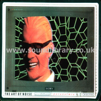 The Art of Noise wth Max Headroom Paranoimia UK Issue Shaped Picture Disc 7" Picture Disc Image