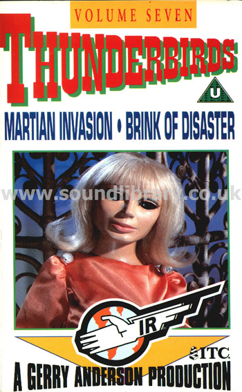 Thunderbirds Volume Seven VHS PAL Video ITC 084 934 3 Front Inlay Sleeve
